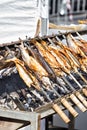 Grilled trouts