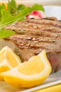 Grilled tuna steak Royalty Free Stock Photo