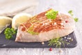 Grilled tuna steak Royalty Free Stock Photo