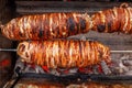 Grilled Turkish street food Kokorec