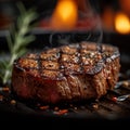 Grilled veal, BBQ delight, steak perfection, savory meat indulgence