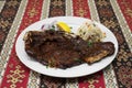 Grilled veal steak Royalty Free Stock Photo