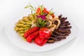 Grilled Vegetables. dish food Royalty Free Stock Photo