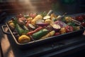 Grilled vegetables recipe. Generate Ai