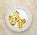 Grilled vegetables - zucchini Royalty Free Stock Photo