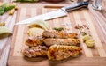 Grilled white meat chicken breast, chicken strips