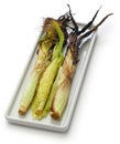 Grilled whole baby corn