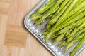 Grilling asparagus vegetable Royalty Free Stock Photo