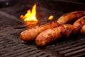 Grilling Brats Royalty Free Stock Photo