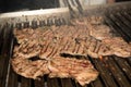 Grilling fresh Steak in a restaurant