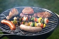 Grilling time, Grill, bright colorful vivid theme