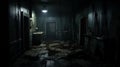 Grim Horror Room Screenshot: Unreal Engine Rendered Medicalcore With Southern Gothic Vibes Royalty Free Stock Photo