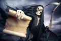Image of grafitti grim reaper | CreepyHalloweenImages