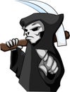 The Grim Reaper as Cartoon Royalty Free Stock Photo