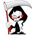 Grim Reaper Creepy Cartoon Character