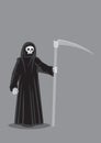 Grim Reaper Death Character Vector Illustration Royalty Free Stock Photo