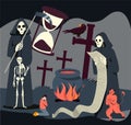 Grim Reaper Flat Background