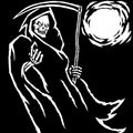 The Grim Reaper. Vector Illustration Royalty Free Stock Photo