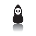 Grim reaper. Vector illustration decorative background design Royalty Free Stock Photo