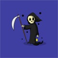 Grim Reaper Vector Illustration Royalty Free Stock Photo