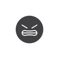 Grimacing Face emoji vector icon