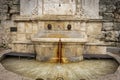 The Grimana fountain detail, Perugia. Color image Royalty Free Stock Photo