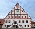 Grimma, Germany - 03.30.2024: Market square in the old town of Grimma Royalty Free Stock Photo