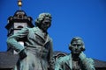Grimms Brothers Estatue - Hanau - Alemanha Royalty Free Stock Photo