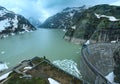 The Grimsel Pass summer landscape with lake (Switzerland).