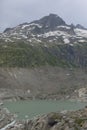 View of rhone glacier from Furkapass, Switzerland