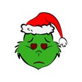 Grinch in enamored emoji icon