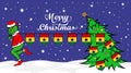 Grinch steals national flag of Ghana illustration. Green Ogre in Christmas poster