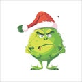 GRINCH STOLEN CARTOON CHARACTER ANGRY