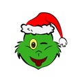 Grinch in tease emoji icon