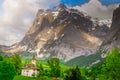 Grindelwald alpine village near Interlaken in the canton of Bern, Swiss alps