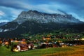 Grindelwald Village in Berner Oberland Royalty Free Stock Photo