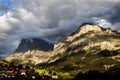 Grindelwald Village in Berner Oberland Royalty Free Stock Photo