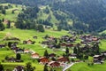 Grindelwald Village in Berner Oberland Royalty Free Stock Photo