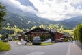 Grindelwald, a village in Switzerlandâs Bernese Alps, is a popular gateway for the Jungfrau Region Royalty Free Stock Photo