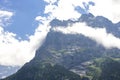 Grindelwald, a village in Switzerlandâs Bernese Alps, is a popular gateway for the Jungfrau Region Royalty Free Stock Photo