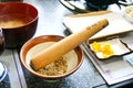 Grinder bowl for Japanese sauce