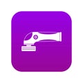 Grinder machine icon digital purple Royalty Free Stock Photo