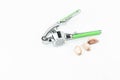 Grinding hard shell crab tool, crushed garlic tool isolate Royalty Free Stock Photo