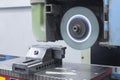 Grinding machine face on top