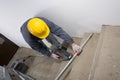 Grinding of stairs, grinding of concrete and checking levelness