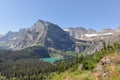 Grinnel Glacier Trail, Glacier National Park, Montana, USA Royalty Free Stock Photo