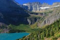 Grinnell Lake and Salamander Glacier Royalty Free Stock Photo