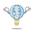 Grinning air balloon character cartoon