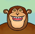 Grinning Chimpanzee