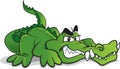 Grinning Crocodile Royalty Free Stock Photo